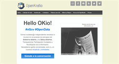 Desktop Screenshot of openkratio.org