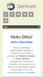 Mobile Screenshot of openkratio.org