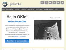 Tablet Screenshot of openkratio.org